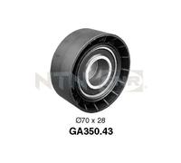 SNR GA350.43 Deflection / Guide Pulley, v-ribbed belt