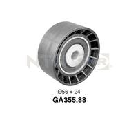 DEFLECTIONGUIDE PULLEY VRIBBED BELT GA355.88 FOR RENAULT D7F710/722/746 1.1L