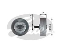 GATES T36182 Deflection / Guide Pulley, v-ribbed belt