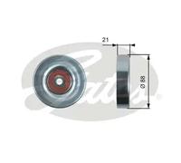 GATES T36395 Deflection / Guide Pulley, v-ribbed belt