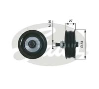 GATES T36602 Deflection / Guide Pulley, v-ribbed belt
