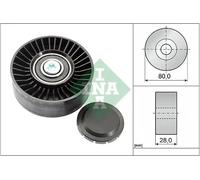V-belt pulley Plastic 532 0515 10 INA for BMW 3 Touring 3 1 Coupe 5 Touring 1 5