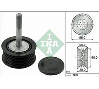 INA Deflection/Guide Pulley 532 0793 10 Plastic V-ribbed Belt for Porsche Cayenne