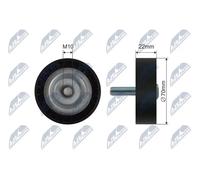 V-belt pulley Plastic RNK-ME-088 NTY for MERCEDES-BENZ E-CLASS E-CLASS T-Model