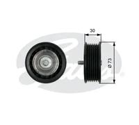 GATES T36435 Deflection / guide pulley, V-ribbed belt