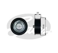 GATES T36473 Deflection / Guide Pulley, v-ribbed belt