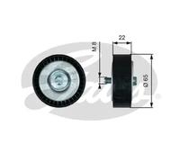 Gates T36734 DriveAlign Idler