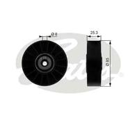 V-belt pulley Plastic T38093 GATES for AUDI V8 A8 D2 A6 C4 A6 C4 Avant A6 C5