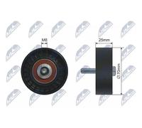 NTY RNK-FT-007 Deflection / Guide Pulley, v-ribbed belt
