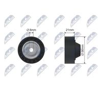 Fits NTY RNK-RE-009 PULLEY IDLER V-BELT