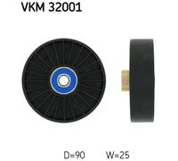SKF VKM 32001 Deflection / guide pulley, V-ribbed belt