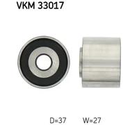 SKF VKM 33017 Deflection / guide pulley, V-ribbed belt
