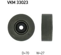 V-Ribbed Belt Deflection/Guide Pulley SKF VKM 33023 Fits Citroen Peugeot 206