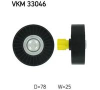SKF VKM 33046 Deflection / guide pulley, V-ribbed belt