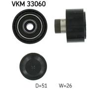 SKF VKM 33060 Deflection / guide pulley, V-ribbed belt