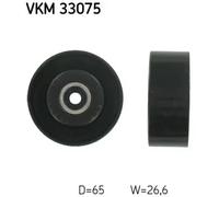 SKF VKM 33075 Deflection / Guide Pulley, v-ribbed belt