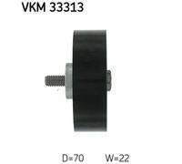 DEFLECTIONGUIDE PULLEY VRIBBED BELT VKM 33313 FOR PEUGEOT MANAGER/Van/Bus 3.0L