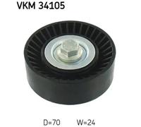SKF VKM 34105 Deflection / guide pulley, V-ribbed belt