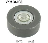 V-belt pulley VKM 34106 SKF for FORD FOCUS I FOCUS I Saloon FOCUS I Turnier