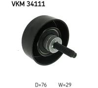 SKF VKM 34111 Deflection / Guide Pulley, v-ribbed belt