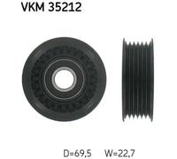 SKF VKM 35212 Deflection / guide pulley, V-ribbed belt