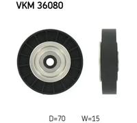 SKF VKM 36080 Deflection / guide pulley, V-ribbed belt