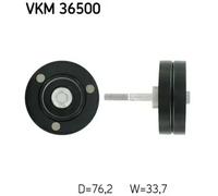 SKF VKM 36500 Deflection / Guide Pulley, v-ribbed belt