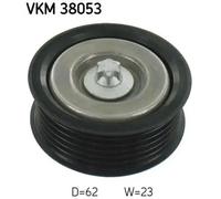 V-Ribbed Belt Deflection/Guide Pulley SKF VKM 38053 Fits Mercedes-Benz C-Class