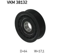 DEFLECTIONGUIDE PULLEY VRIBBED BELT VKM 38132 FOR MERCEDES-BENZ OM640.941 2.0L