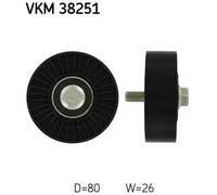 SKF VKM 38251 Deflection / Guide Pulley, v-ribbed belt