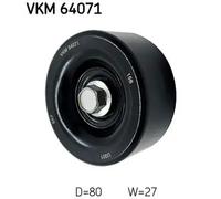 SKF Deflection/Guide Pulley VKM 64071 - V-Ribbed Belt - Fits Hyundai, Kia