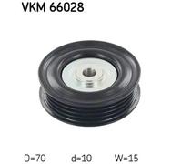SKF VKM 66028 Deflection / Guide Pulley, v-ribbed belt