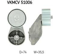 V-belt pulley VKMCV 51006 SKF for MERCEDES-BENZ VARIO Platform/Chassis VARIO Van