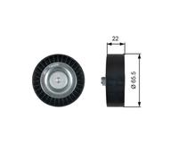 V-belt set GATES T36458 for HYUNDAI KIA