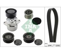 Ina V-ribbed Belt Kit 529 0115 23 – Freewheel Pulley – Mercedes OM611/646 2.1–2.7L