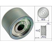 INA 532 0662 10 Deflection / Guide Pulley, v-ribbed belt