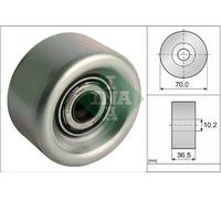 INA 532 0918 10 Deflection / Guide Pulley, v-ribbed belt