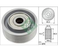INA 532 0919 10 Deflection / Guide Pulley, v-ribbed belt