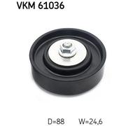 VKM 61036 V-Ribbed Belt Deflection Guide Pulley Lower Fits Toyota Yaris/Vitz SKF