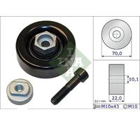 V-belt tensioner pulley 531 0864 10 INA for CHEVROLET AVEO / KALOS Saloon SPARK