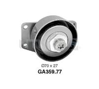 V-belt tensioner pulley GA359.77 SNR for CITROËN PEUGEOT
