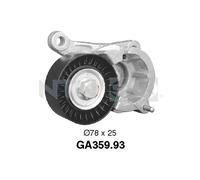 V-belt tensioner pulley GA359.93 SNR for PEUGEOT CITROËN FIAT LANCIA
