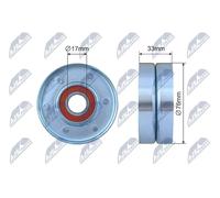 Fits NTY RNK-HD-029 PULLEY IDLER V-BELT