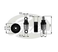 GATES T38242 Tensioner pulley