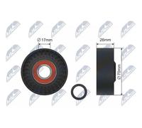 NTY RNK-DW-013 Tensioner Pulley, V-belt