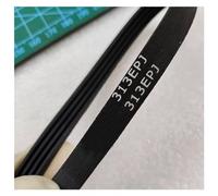 V-Belt Transmission Belt 1pc 2pcs 313EPJ Rubber Drive Belt 4EPJ313 4Ribs Elastic Belt Transmission Belt Drive Belt Transfer Belt(1PC_4 RIBBED)