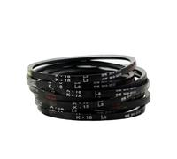 V-Belt Transmission Belt 2Pcs K15 Machinery Drive Band V-belt Drive Belt For Bench Drill K12 K13 K14 K15 K16 K17 K18 K19 K20 Drive Belt Transfer Belt(K19)