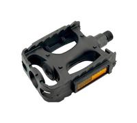 V BIKE bicycle pedals, pair, black W-9/16, bike compatible | With reflectors