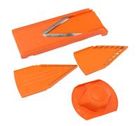 V Blade Mandoline Cutter Manual Vegetable Cutter Vegetable Cooking Tool with L Steel Blade Hand Guard V Blade Mandoline Cutter