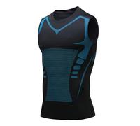 V Boost Men Shirt, Ironfit Shirt, IronFit v2, Feel the Power of Confidence, Compression Vest, to Shape Your Body (XXL,1pcs,Black-B)